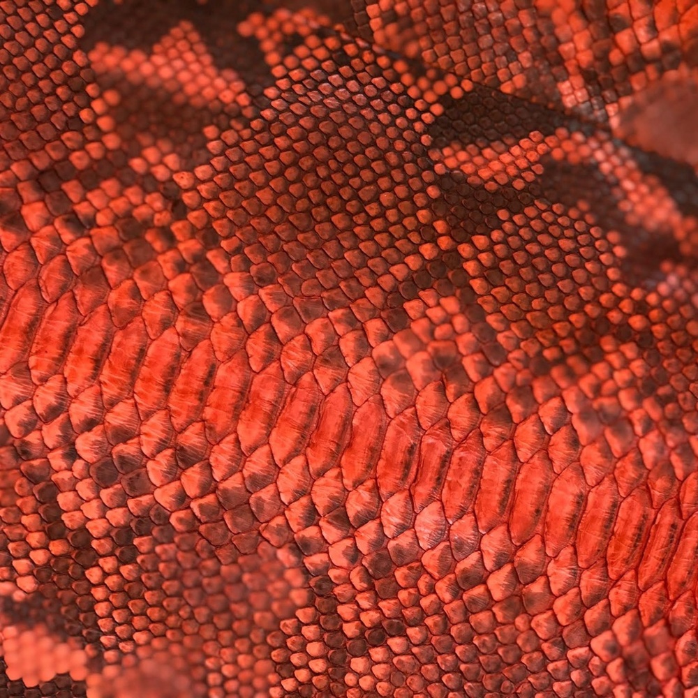 Devi Kroell Python Embossed Leather Shoulder Handb - image 8